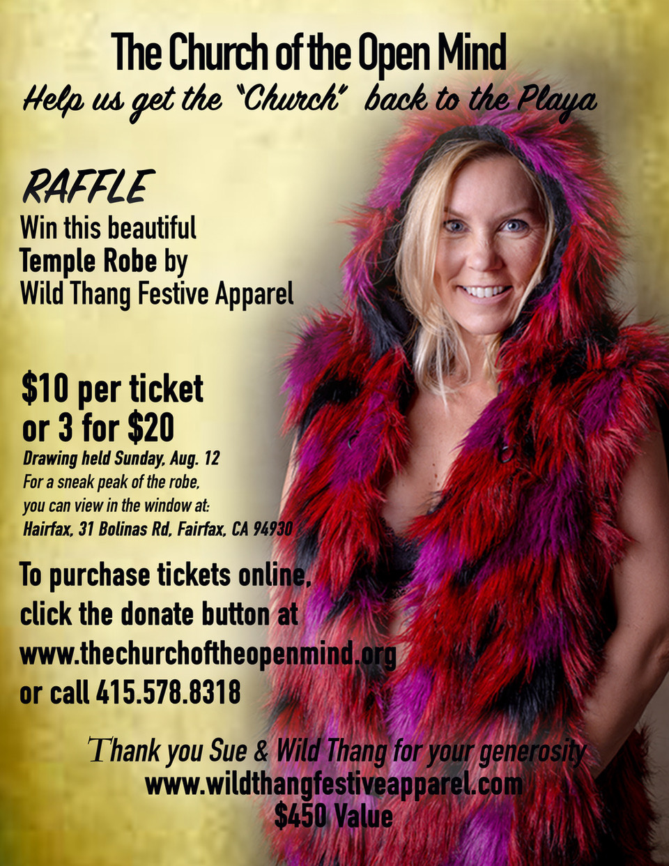 Temple Robe Raffle
