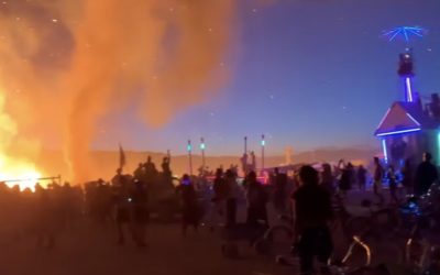 Church of The Open Mind Burning Man Art Car 2019